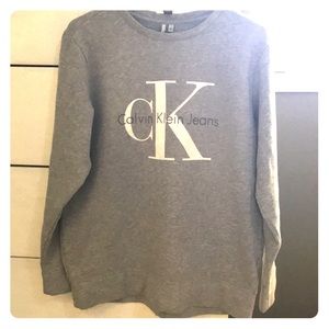 Calvin Klein grey sweatshirt